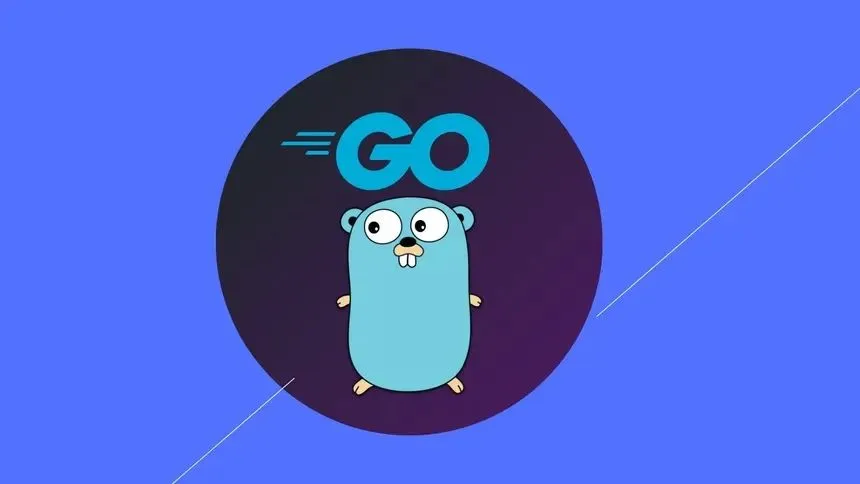 The Go gopher mascot under the Go logo